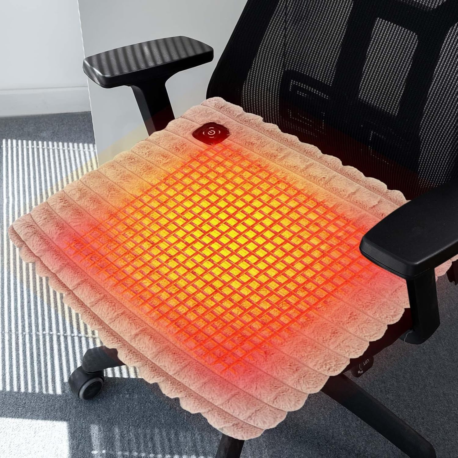 Rechargeable Heating Pad for Office Chair Car Seat