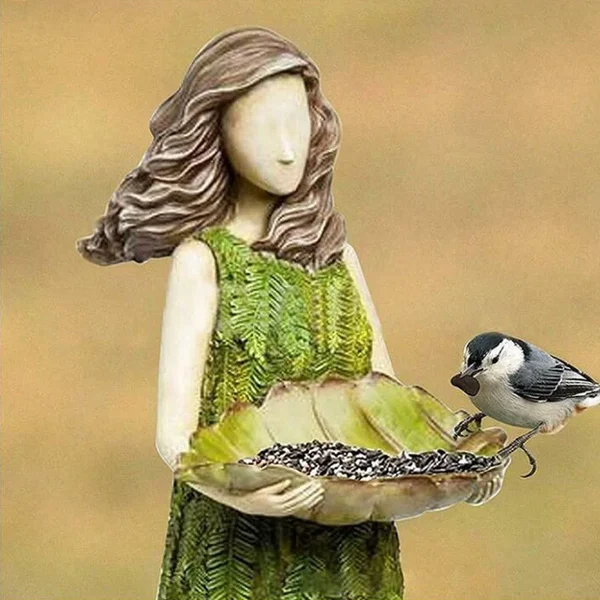 🔥HOT SALE - 49% OFF🔥🔥 Forest Girl Bird Feeder