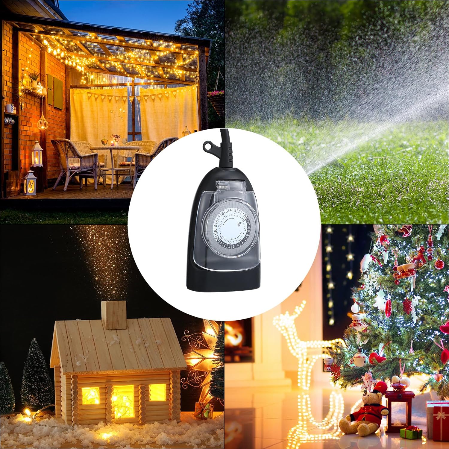 Upgrade Bird Bath Heater for Outdoors in Winter, Thermostatically Controlled, No Water Scale Formation