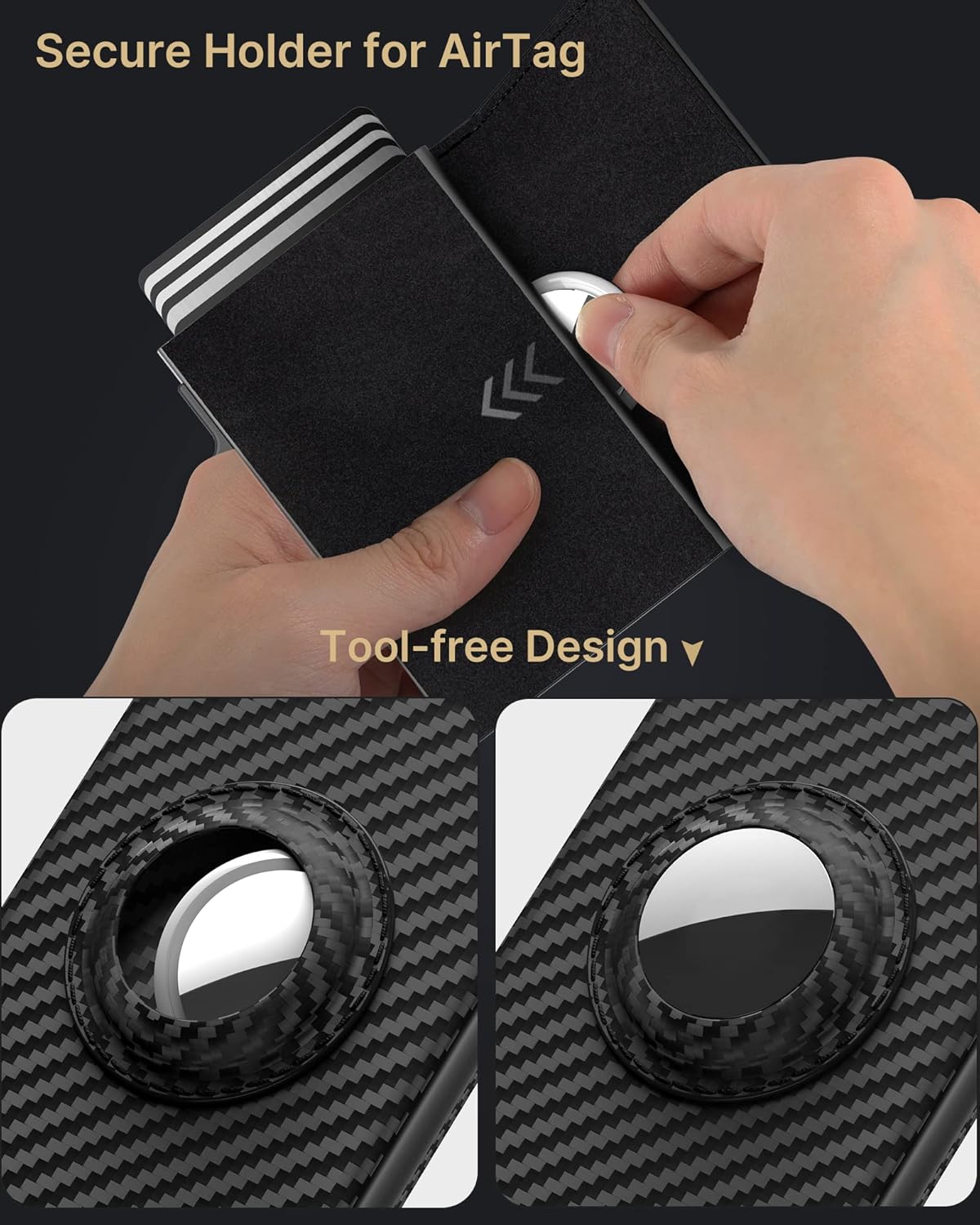 Men's Airtag Wallet – Sleek Security Meets Military-Grade Durability