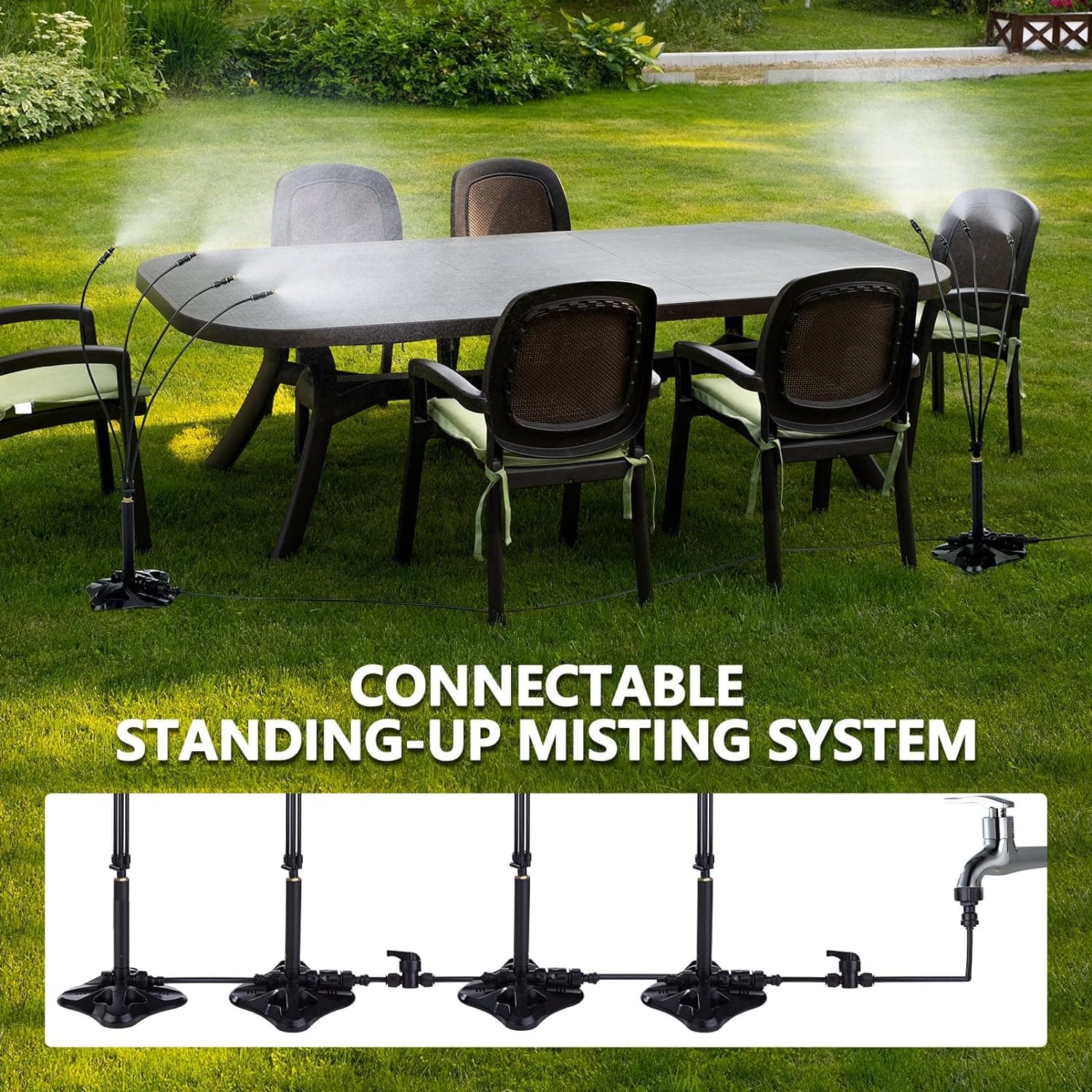🔥Hot Sale 49% OFF - Standing Misters for Outside Patio