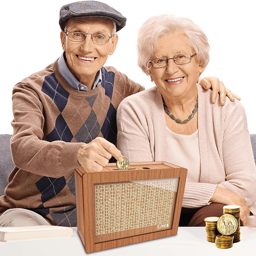 🔥New Arrivals 50% off🔥Retro Style Wooden Money Box