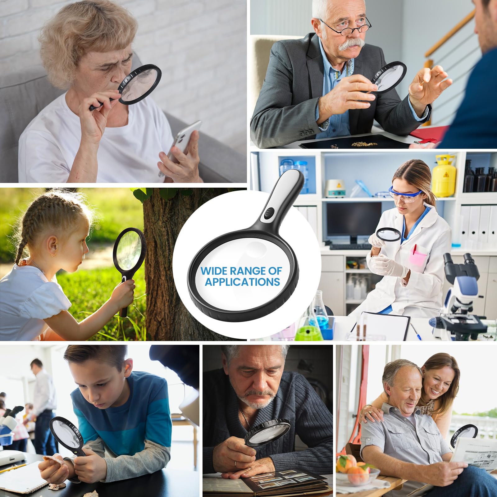 Magnifying Glass With Light