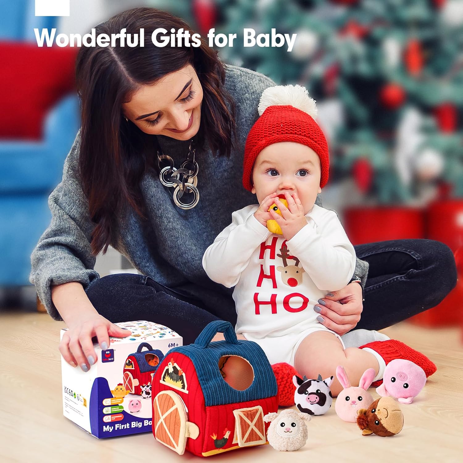 My First Farm Animal Set Barnyard Cuddly Animals