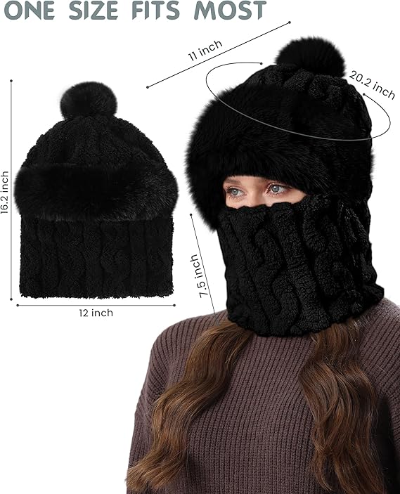 Hat Beanie Winter Face Mask