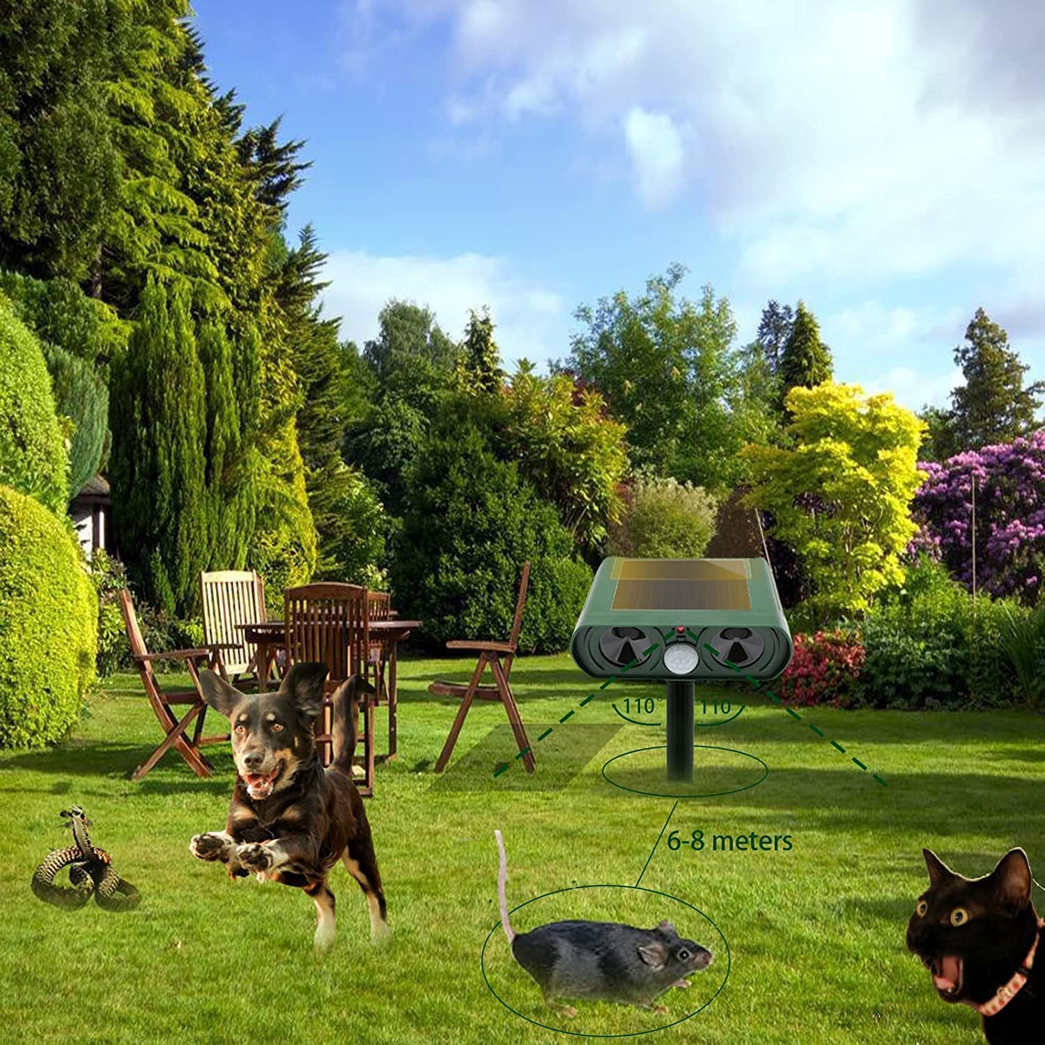 Solar Ultrasonic Mouse Repeller