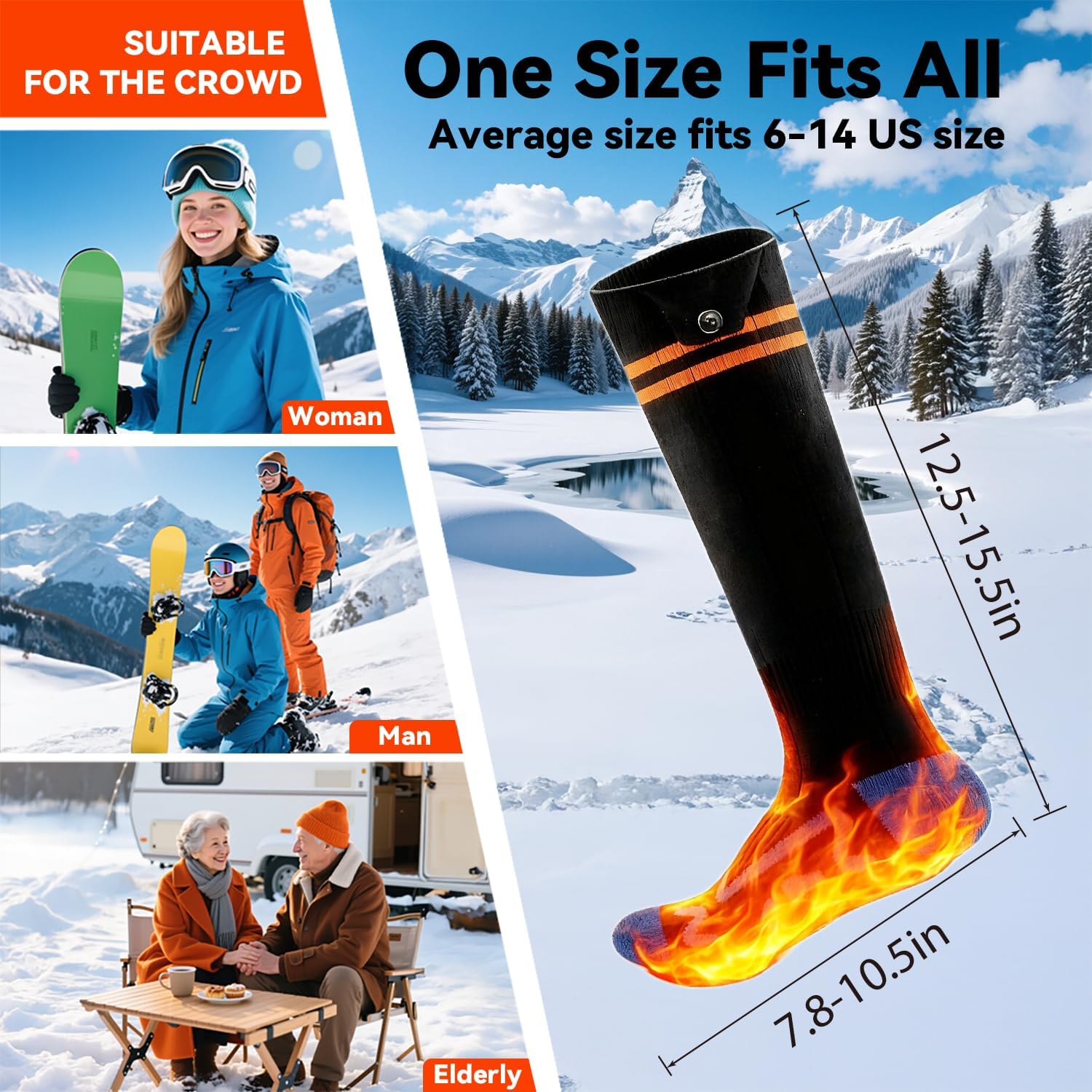 Smart Heated Socks
