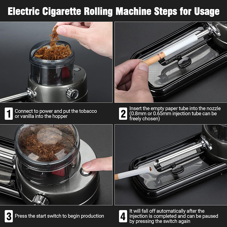 Portable Electric Cigarette Rolling Machine