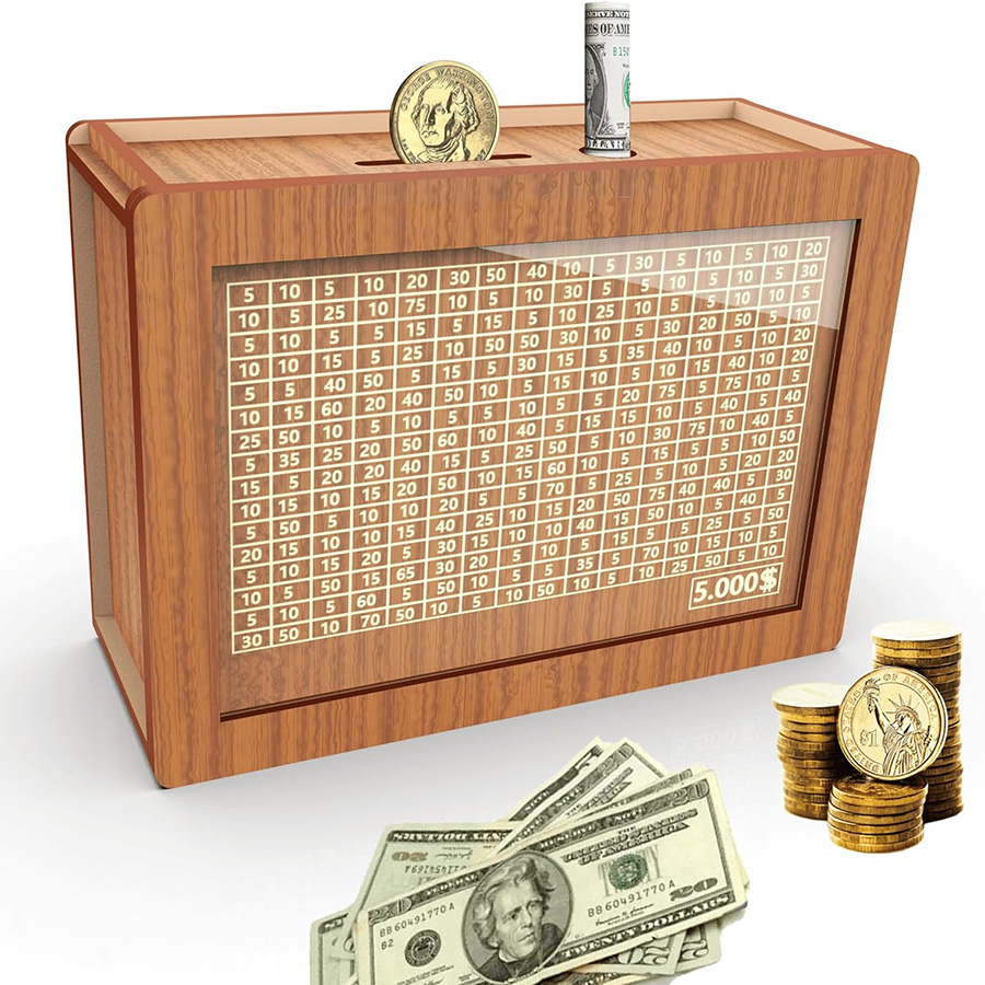 🔥New Arrivals 50% off🔥Retro Style Wooden Money Box