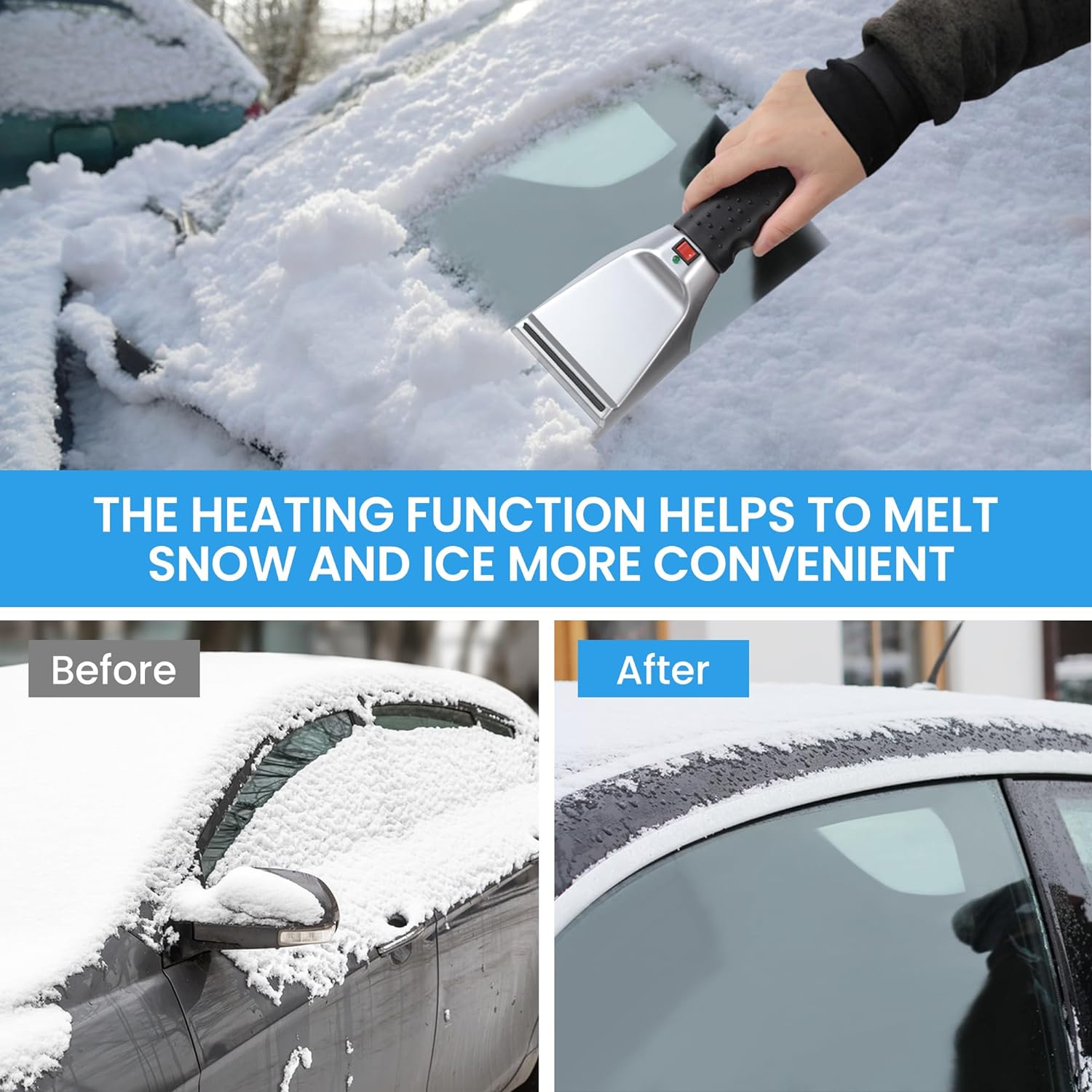 Car Heating Snow Removal Shovel
