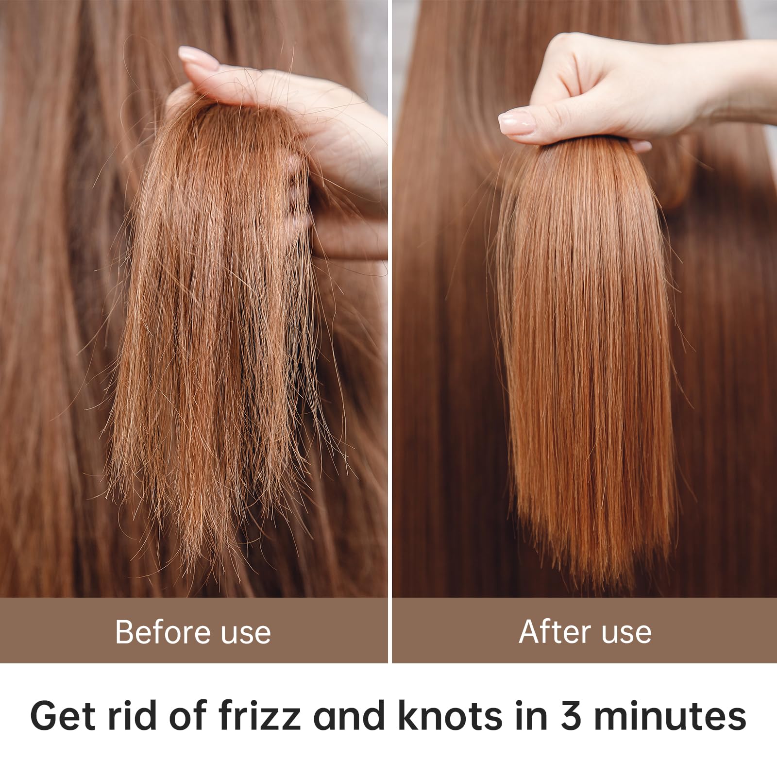 Nanzhu Bristle Needle Head Massage Hair Comb（1SET）