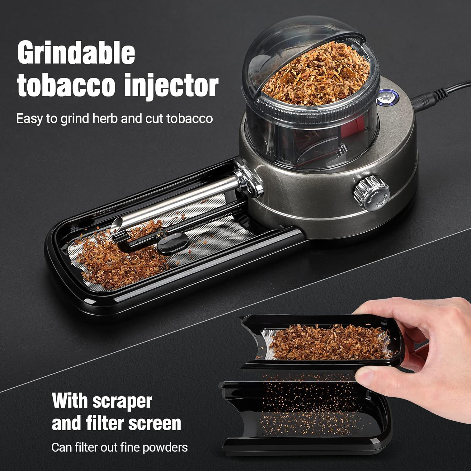 Portable Electric Cigarette Rolling Machine