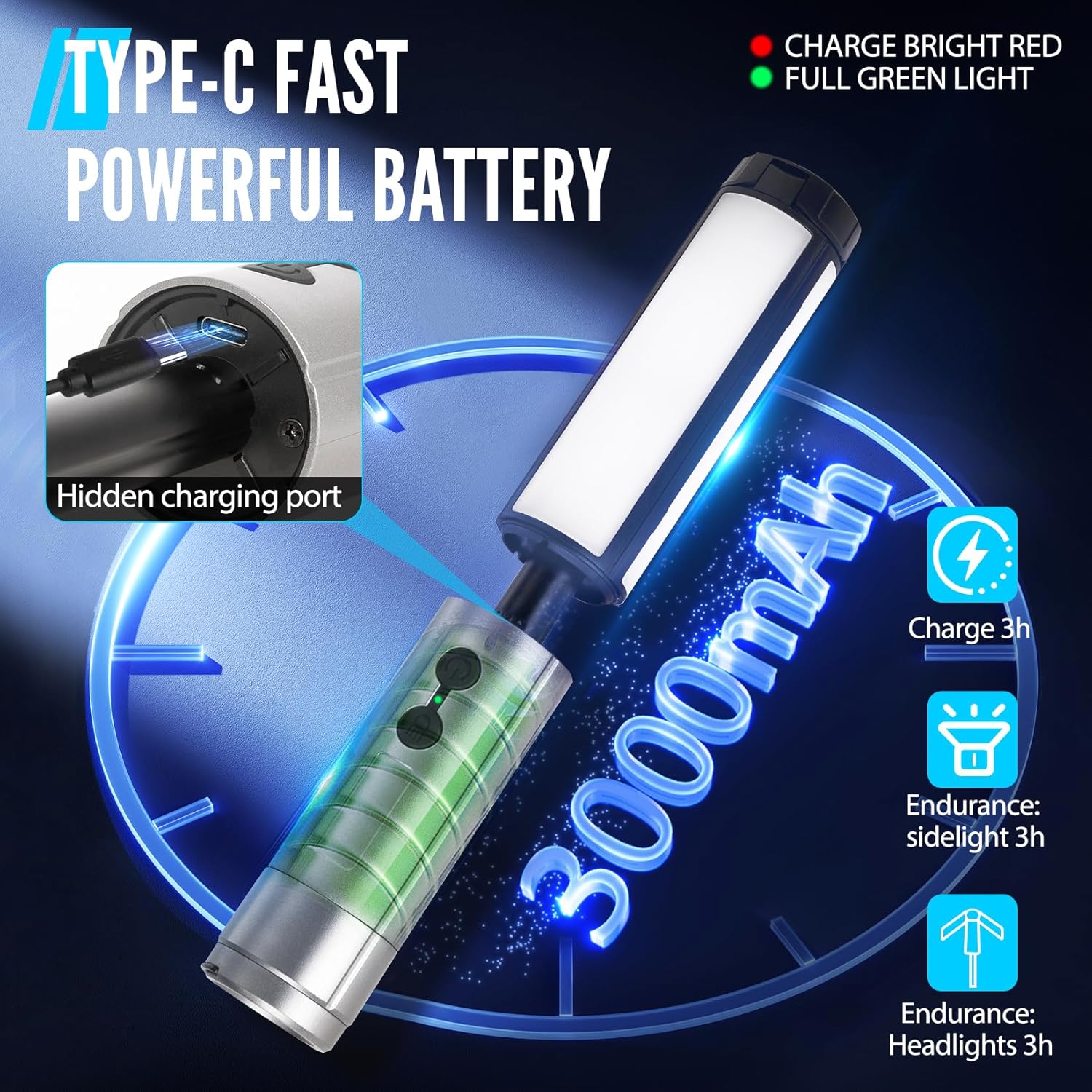 Rechargeable LED Camping Telescopic Light