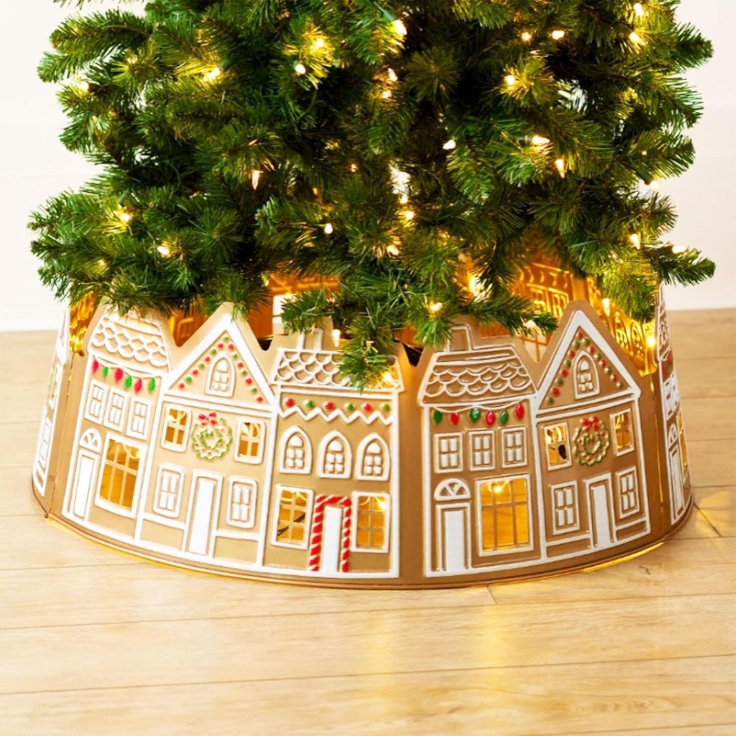 🎄Christmas Sale 49% OFF🎅LED Gingerbread ChristmasTree Collar