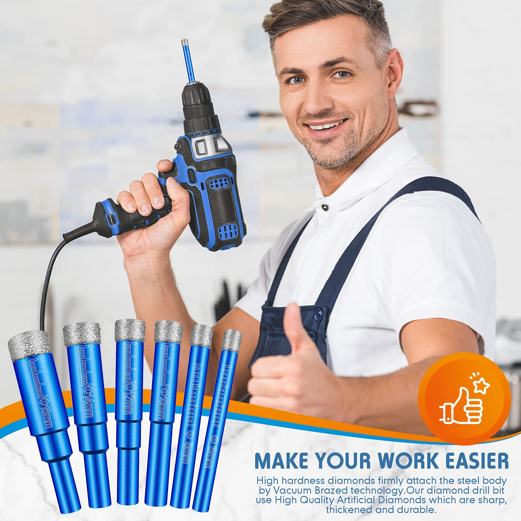 (🔥HOT SALE NOW 49% OFF) - Dry Tile Drill Bits