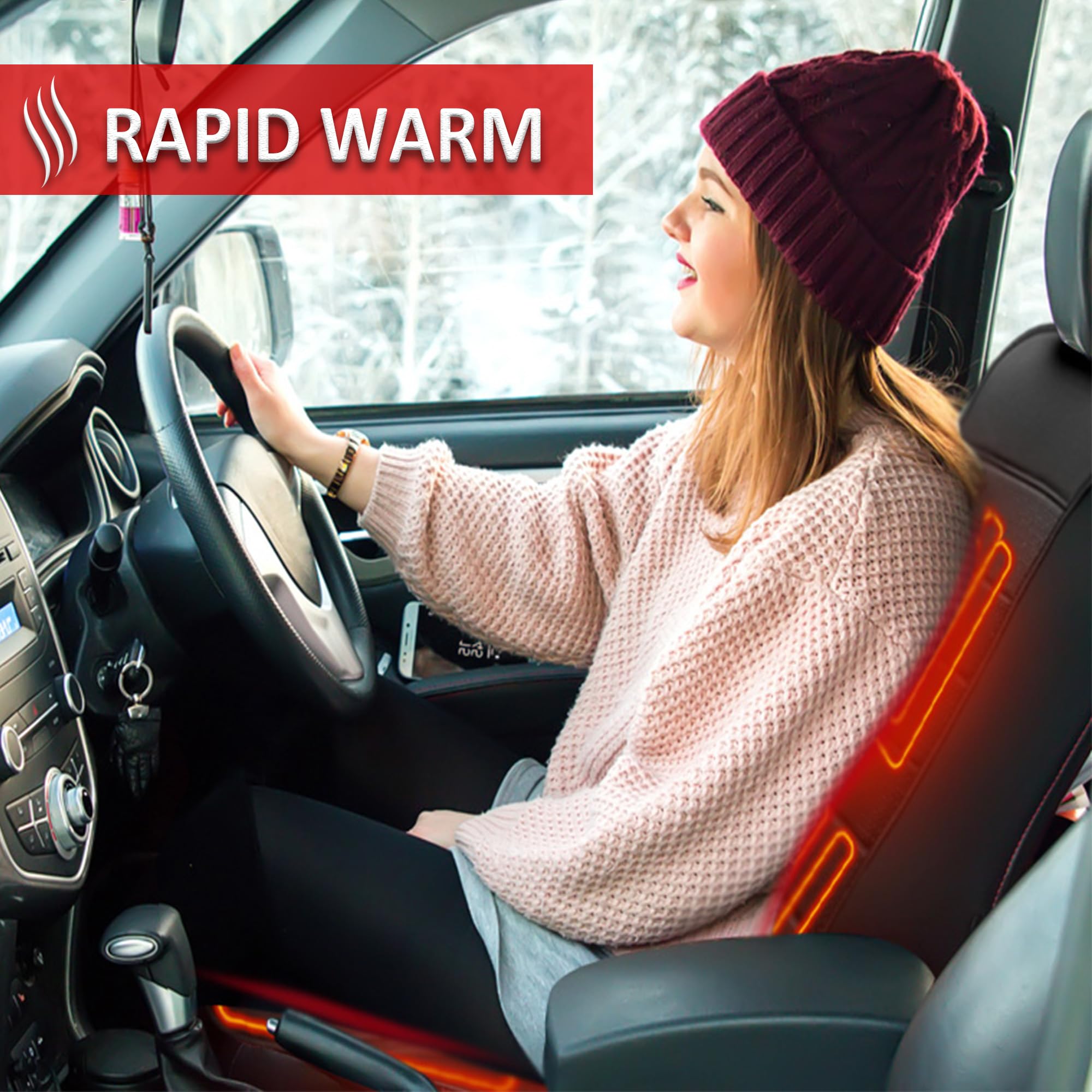 🔥🔥🔥Universal Heated Car Seat Mats