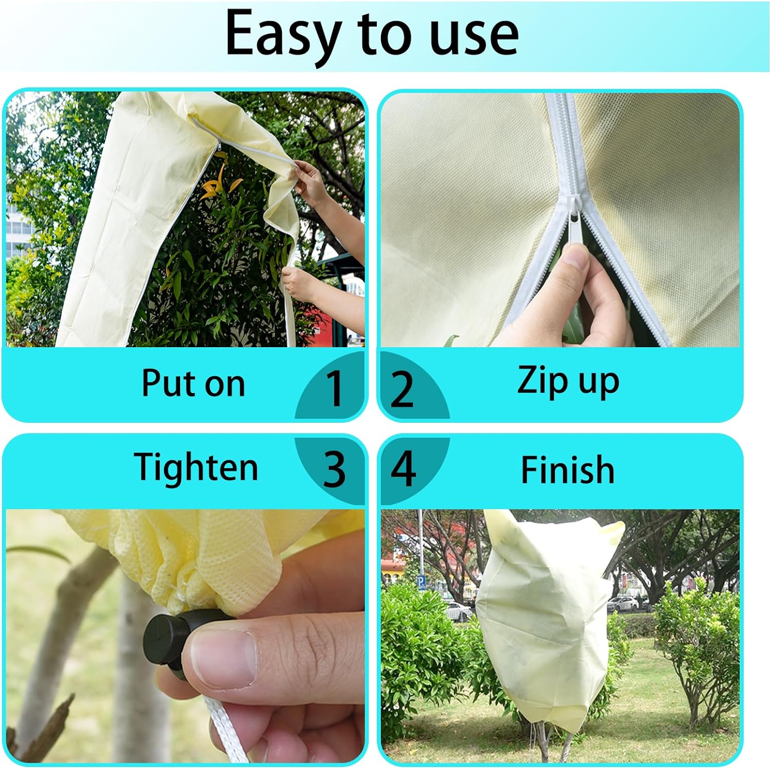 Plant Covers Freeze Protection with Reusable(2 Pack)