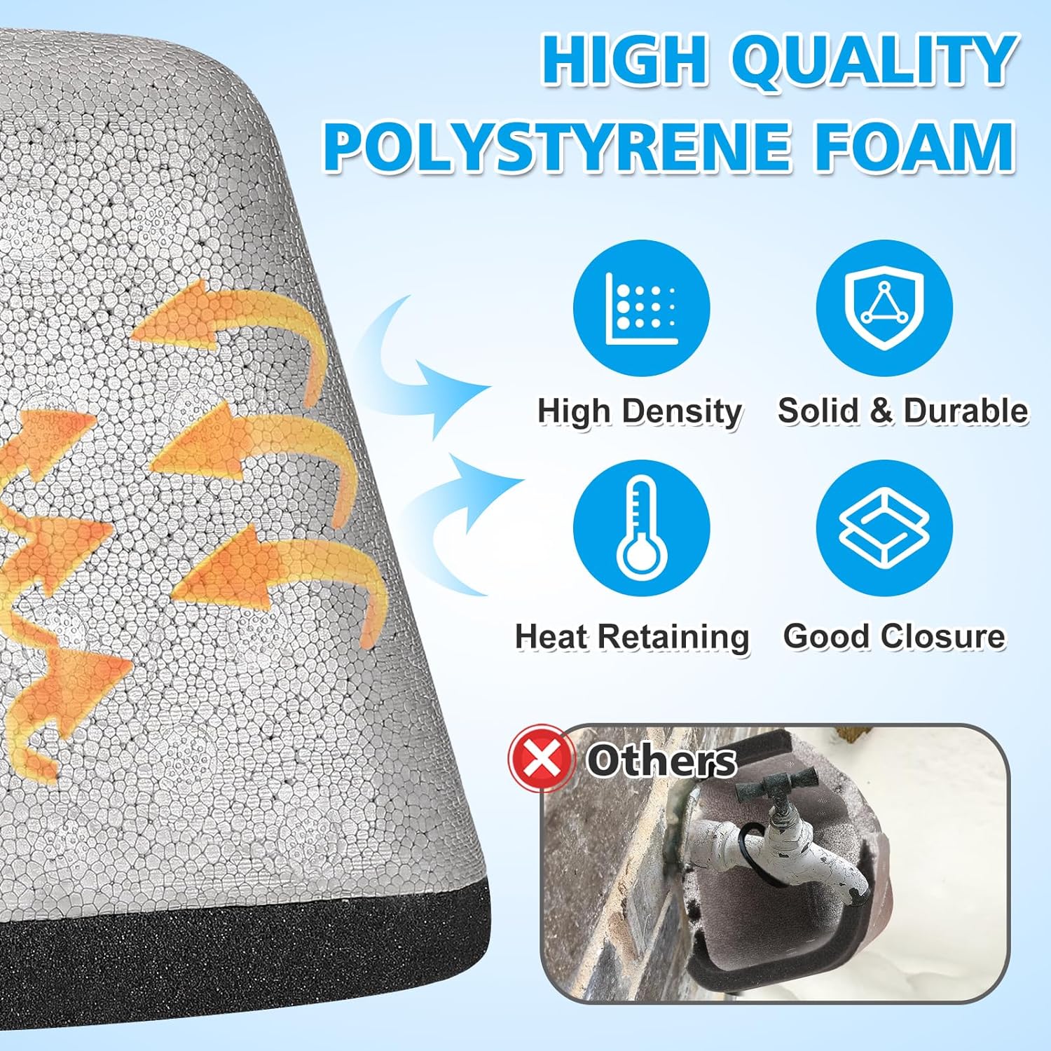 🔥Hot Sale - 49% OFF🥰Outdoor Faucet Cover for Winter（2 Pcs/Set）