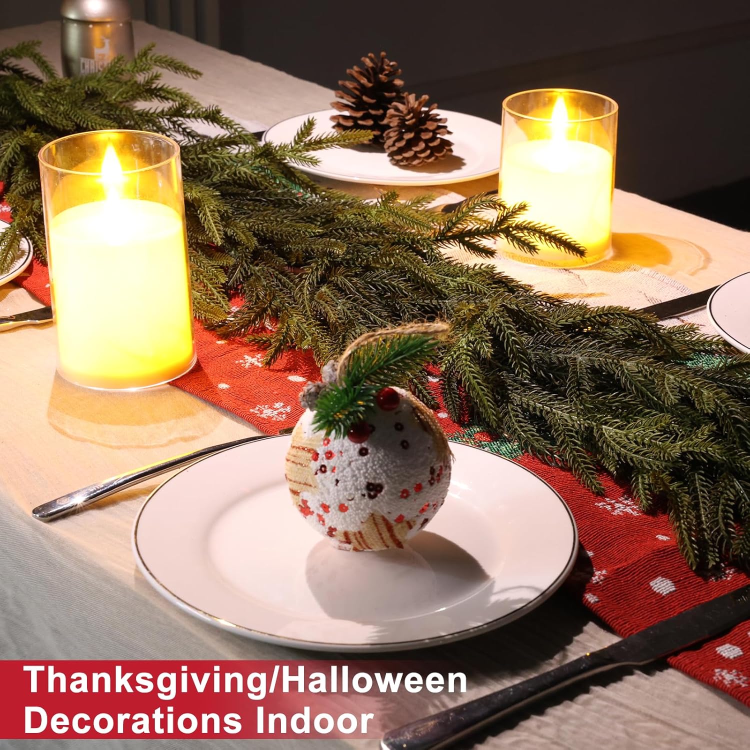 6 Ft / 9 Ft Realistic Christmas Fireplace DIY Garland