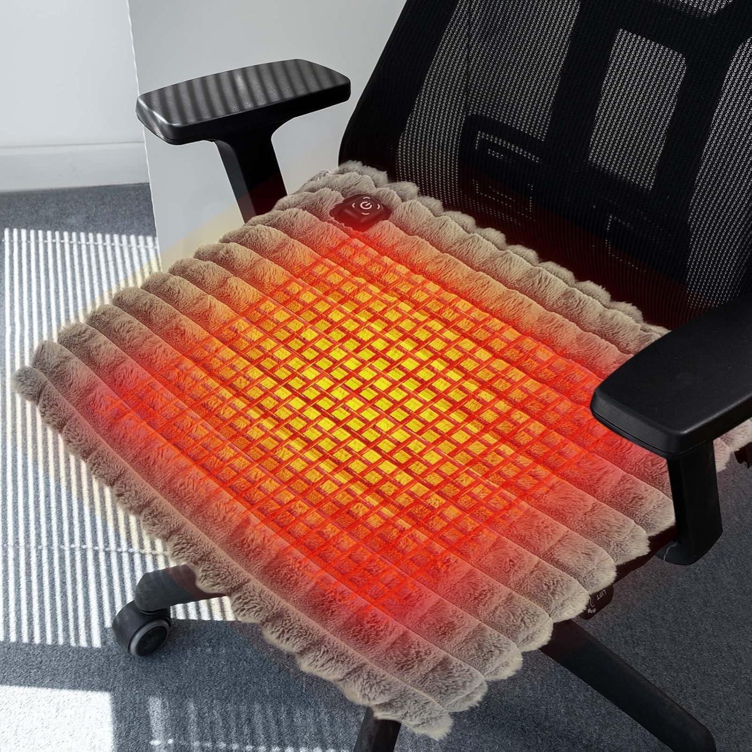 Rechargeable Heating Pad for Office Chair Car Seat