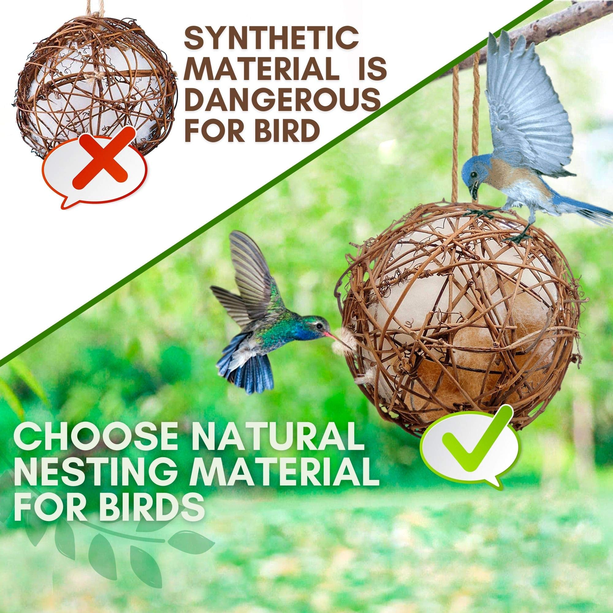 Handwoven Birdhouses and Birdhouse Materials