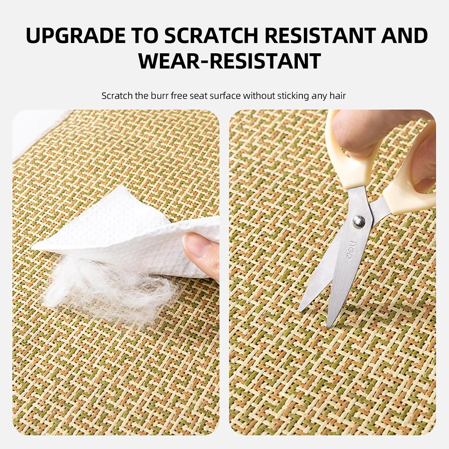 Summer Natural Rattan Straw Cooling Pet Mat for Dogs