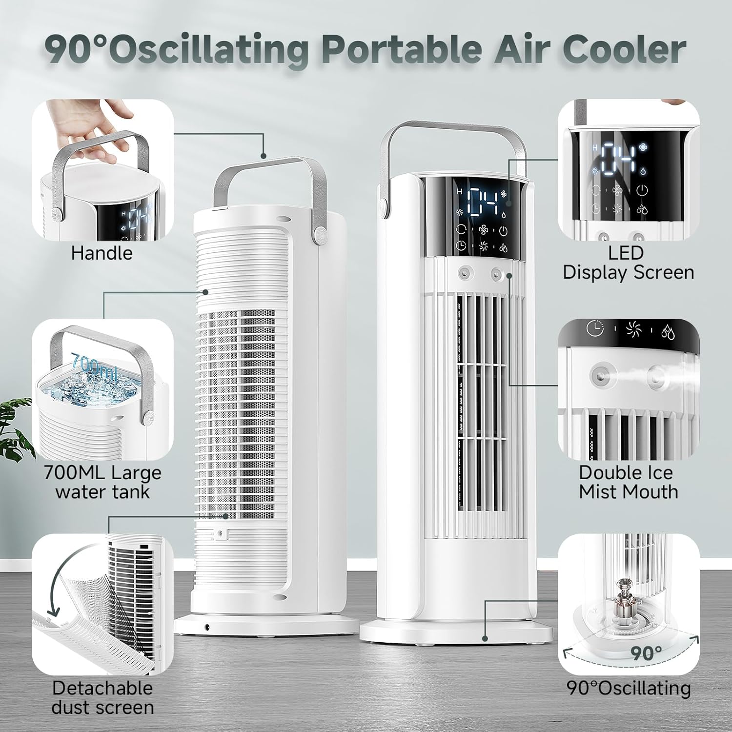Portable Air Conditioners Tower Cooling Fan