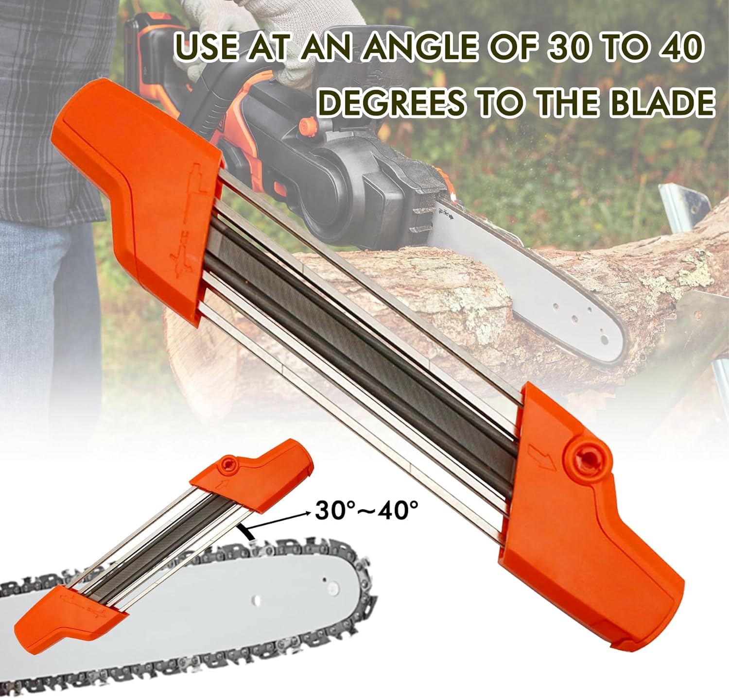 2 in 1 Chain Saw Sharpener Tool 