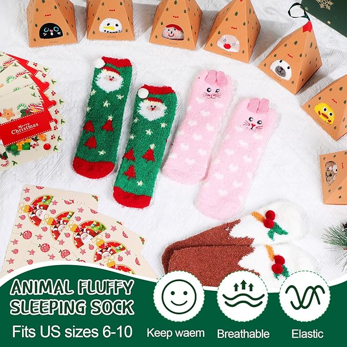 Christmas Hanging Stocking Gift Box Ornaments
