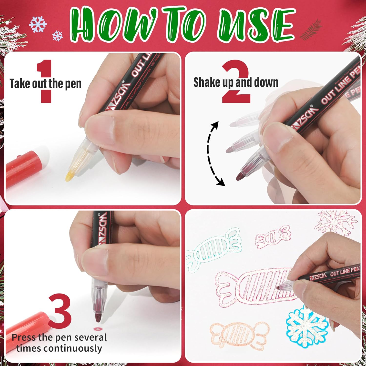 🎁Best Gift🎅Marker Pen for Highlight（1 Set / 24Pcs）