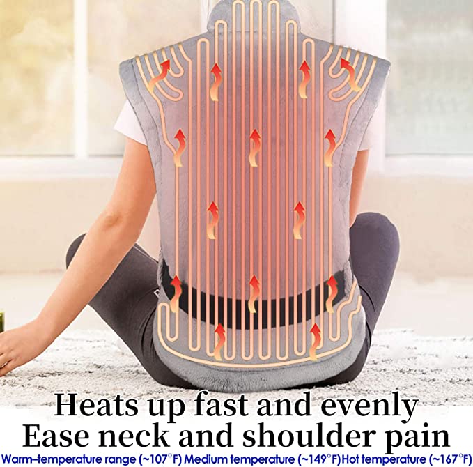 Keilini™ FULL BACK, NECK AND SHOULDERS HEATING PAD
