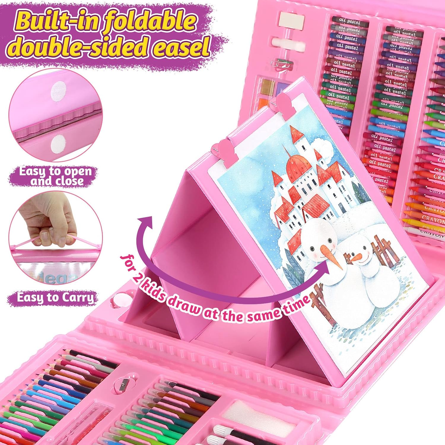 Deluxe 6-In-1 Art Creativity Set