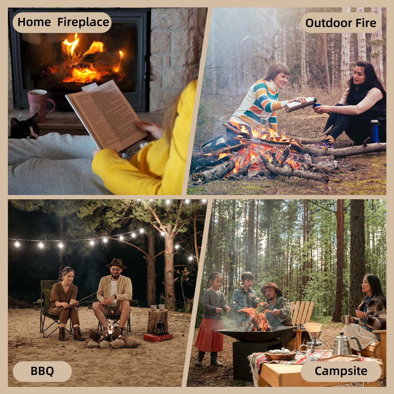 Cross firewood splitter