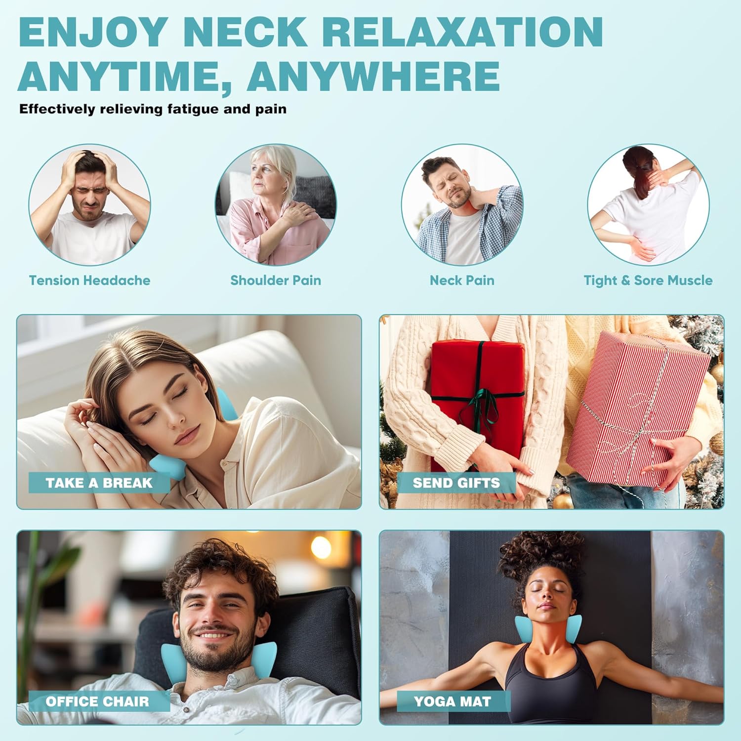 Red Light Neck and Shoulder Relaxer with Heat