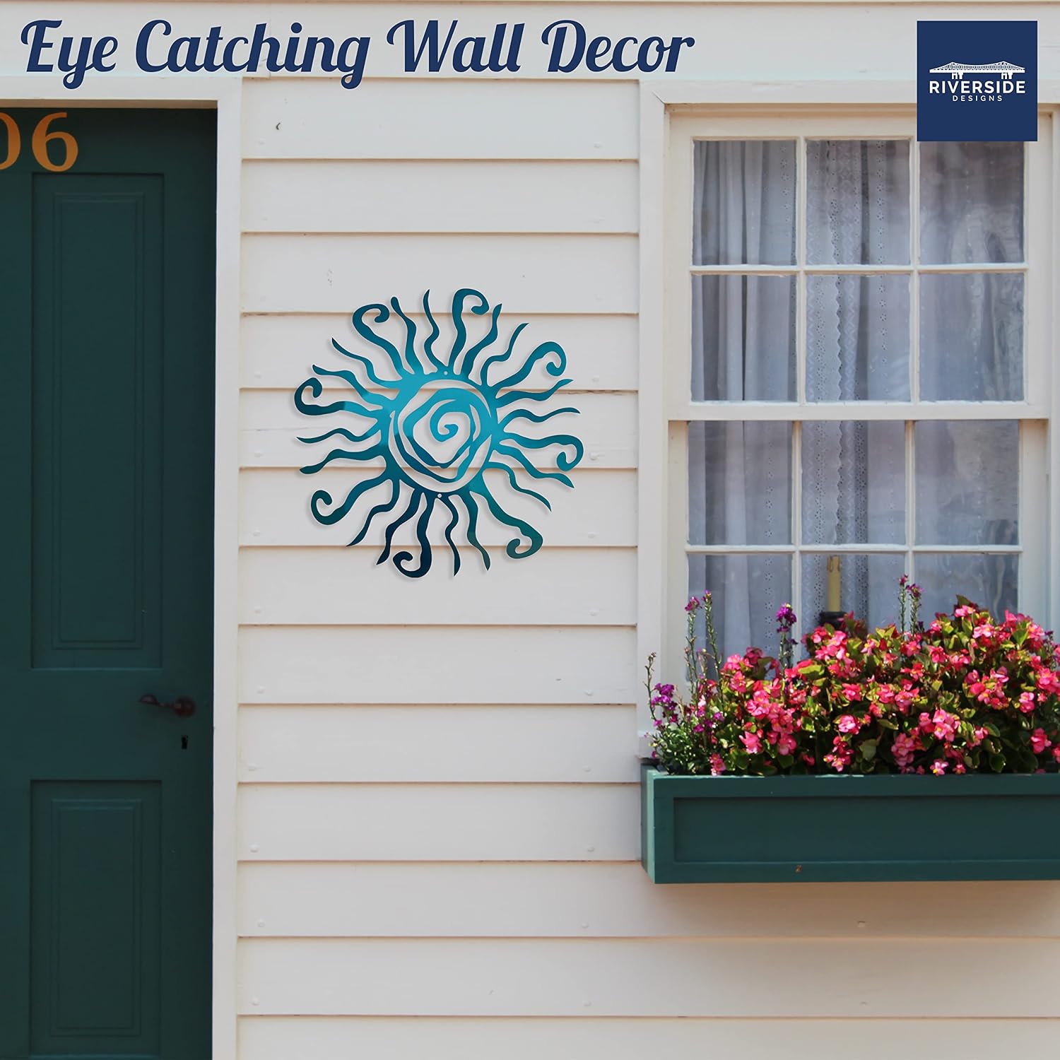 Wacky Sun Metal Wall Art