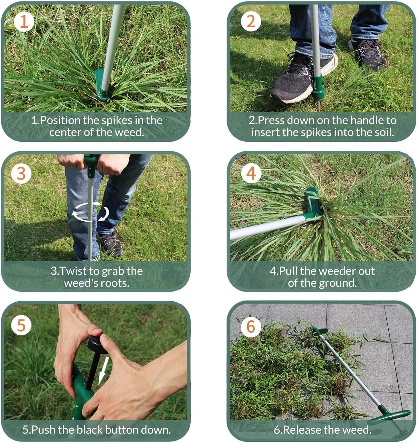 Weed Puller  Stand Up Weeder Hand Tool