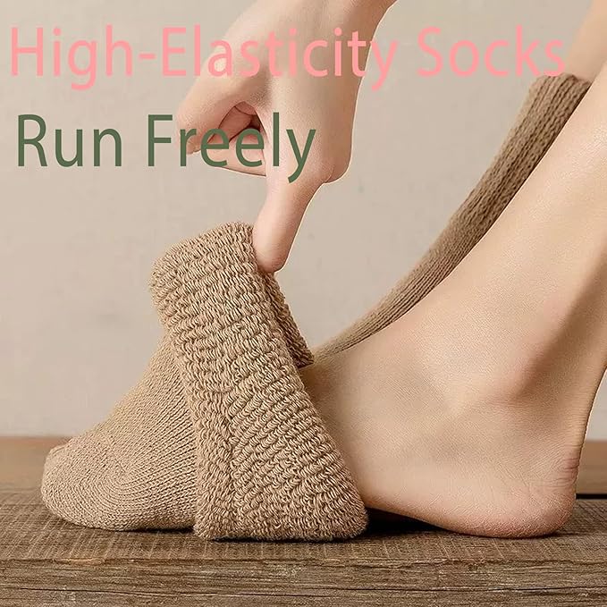 Women's Solid Mid-calf Wool Socks