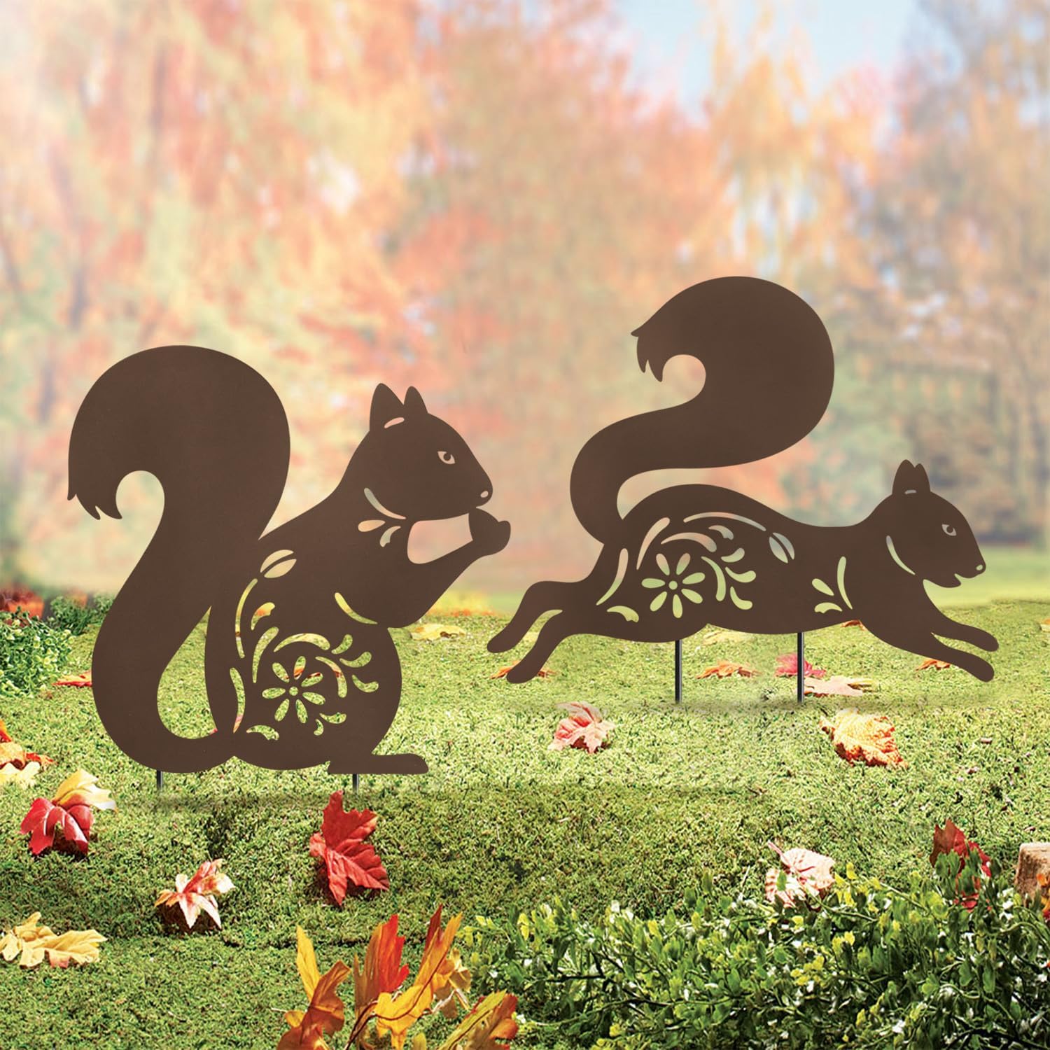 Animal Series Metal Decor for Outside Garden 