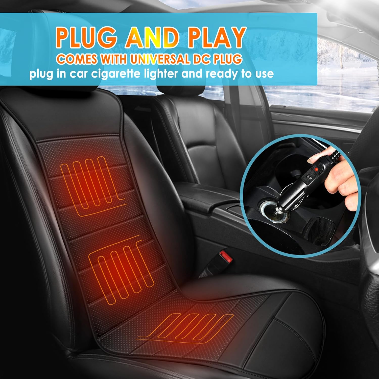 🔥🔥🔥Universal Heated Car Seat Mats