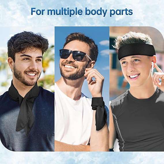 2 Pack Cooling Neck Wraps With Long Lasting Gel