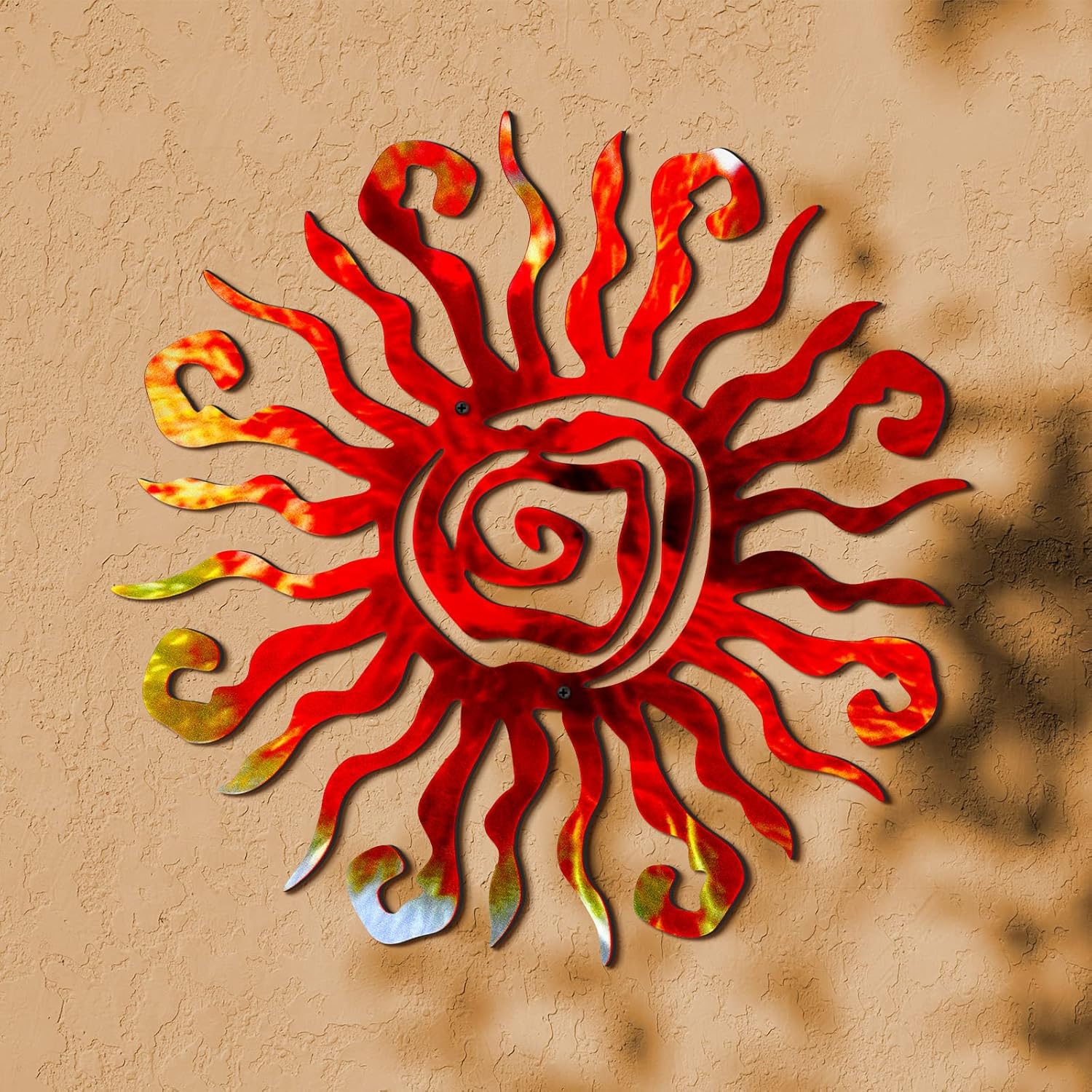 Wacky Sun Metal Wall Art