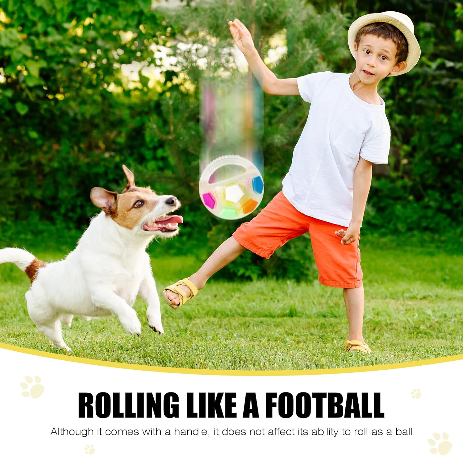 The Mellow Dog Calming Ball with Handle