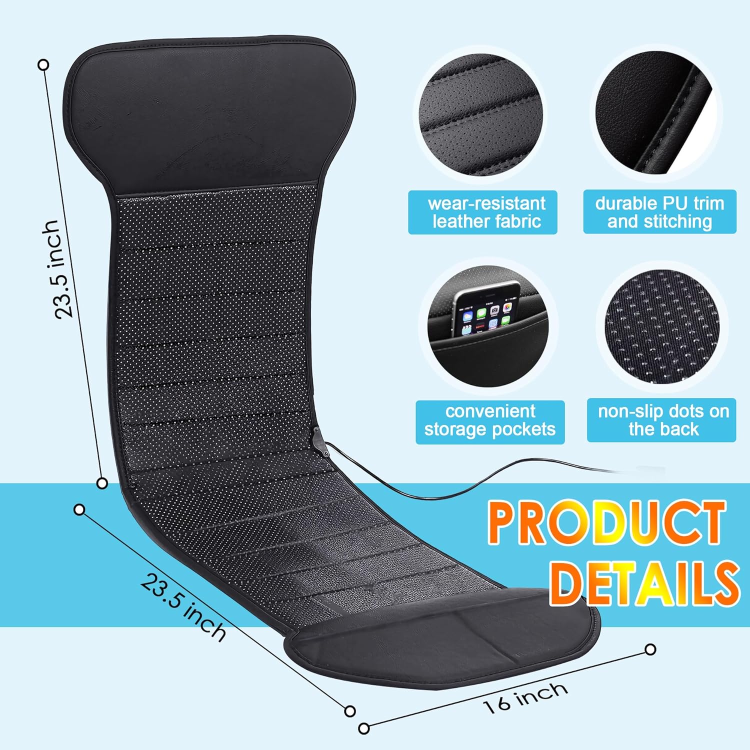 🔥🔥🔥Universal Heated Car Seat Mats