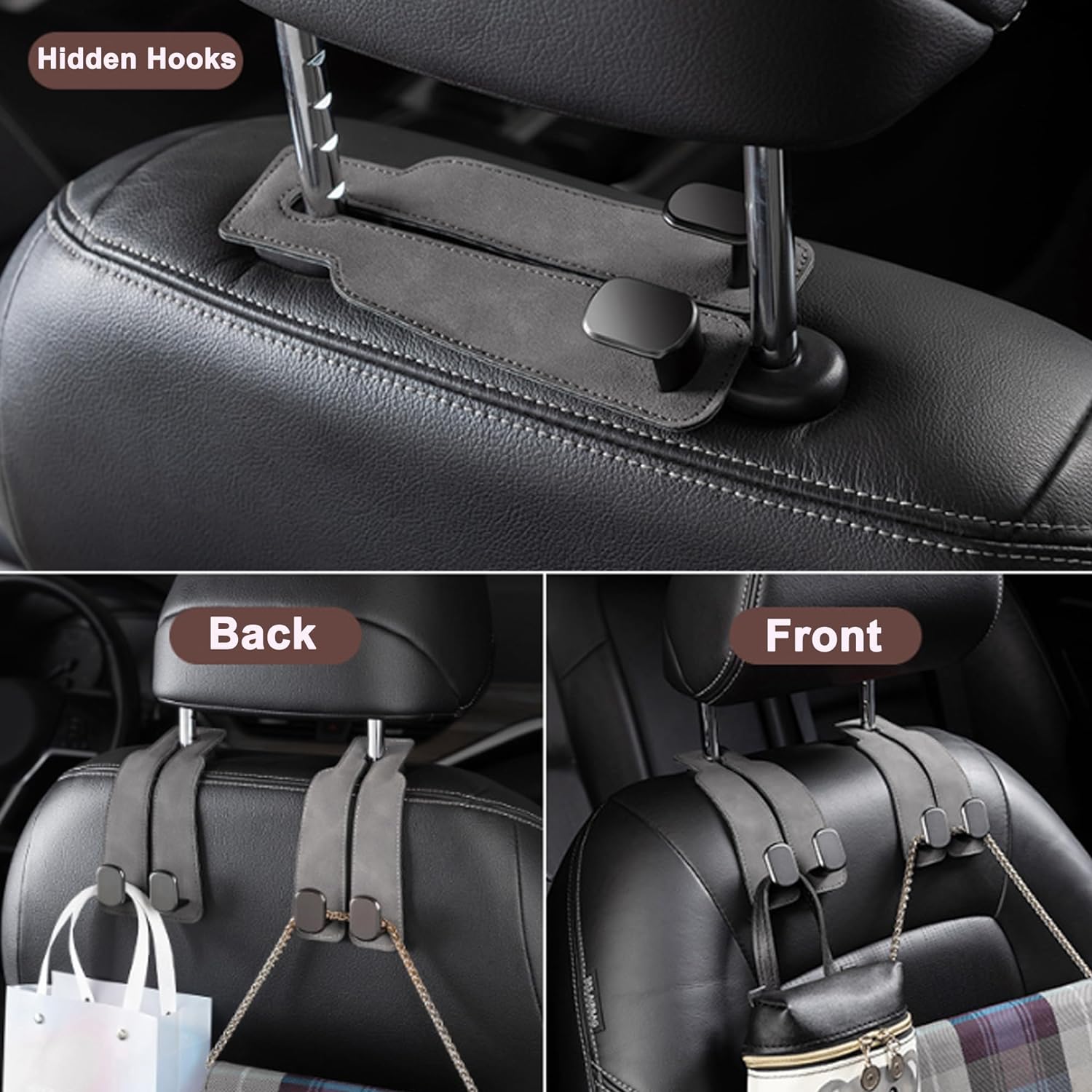 2PCSCar Seat Back Storage Hook