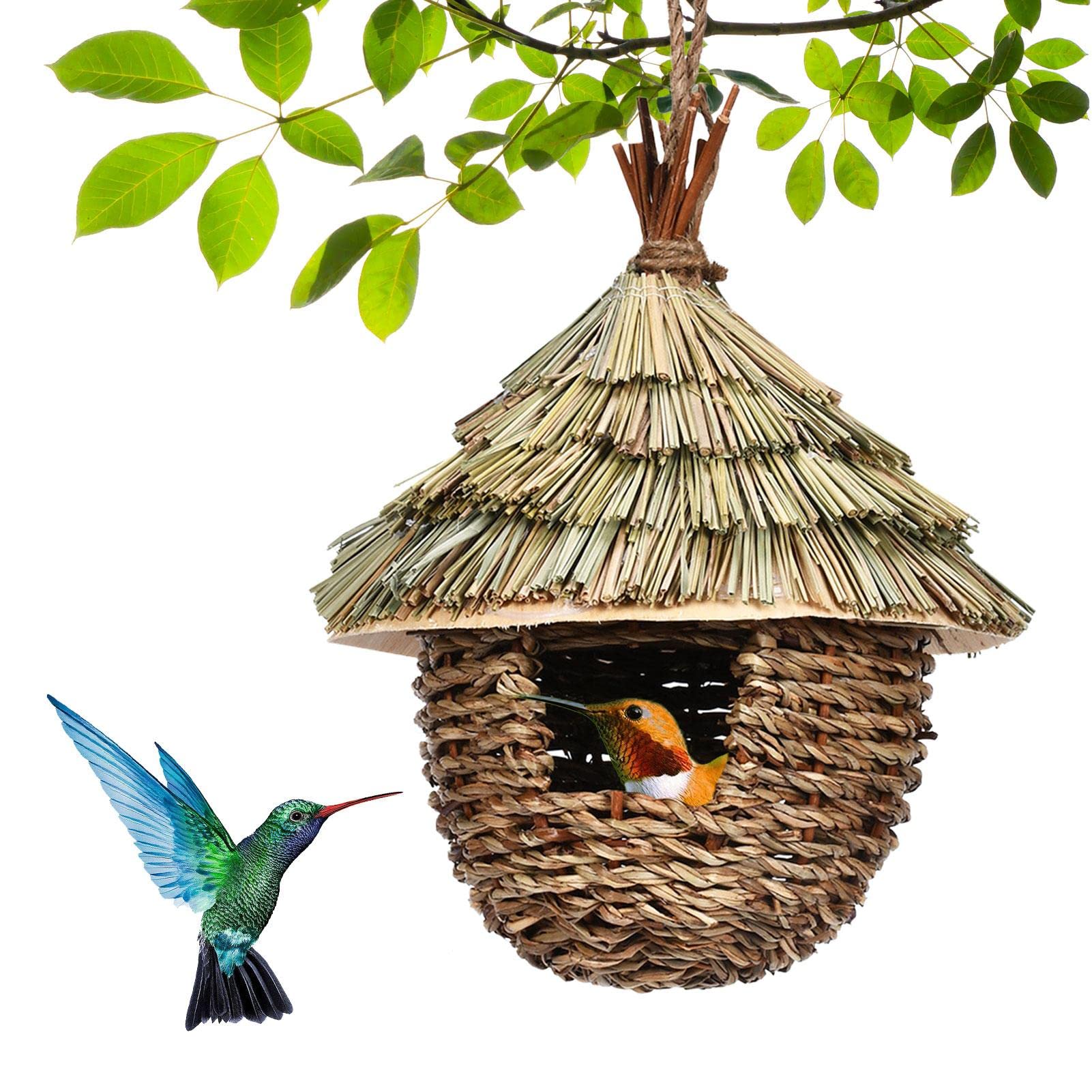 Hand Woven Cute Decorative Hummingbird House
