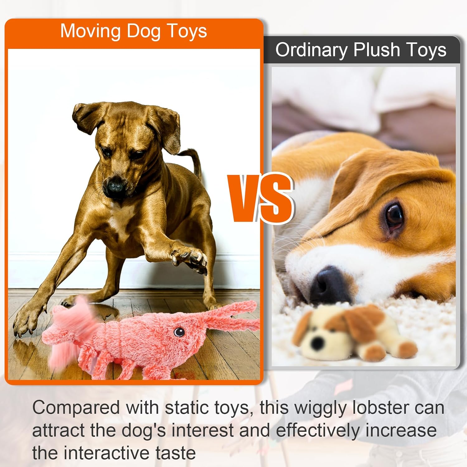 Hot Sale🔥Lobster Interactive Dog & Cat Toy