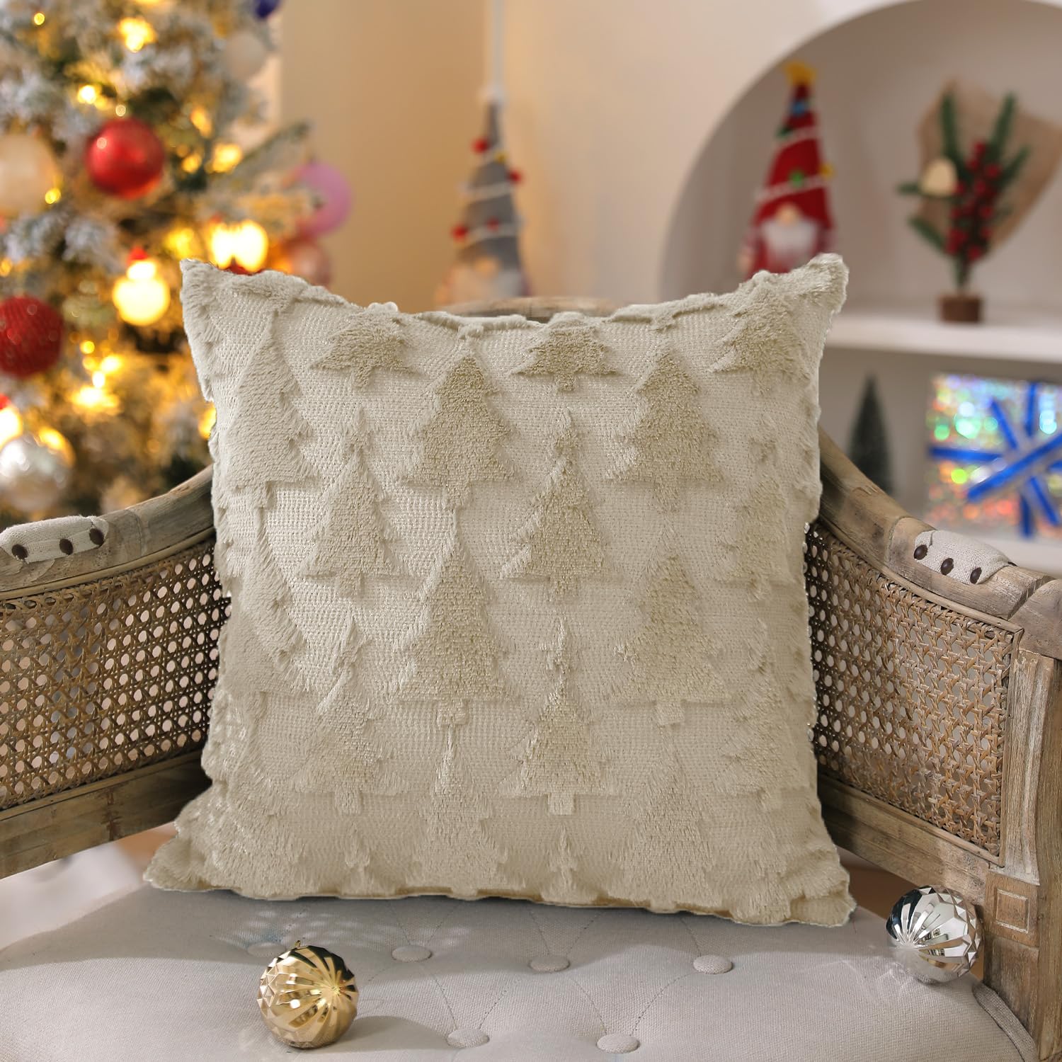 Christmas Tree Pillow Covers
