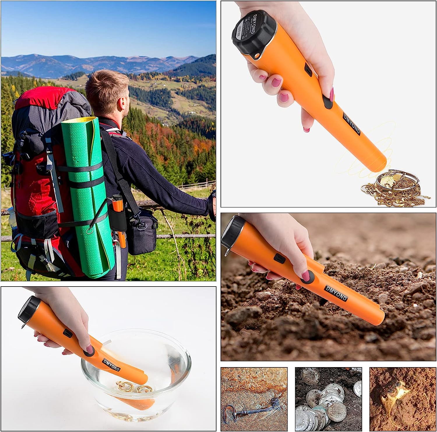 Metal Detector-360° Precision Search