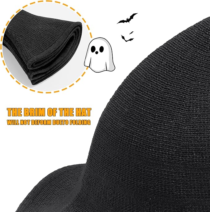 👻Halloween Witch Wool Hat for Women