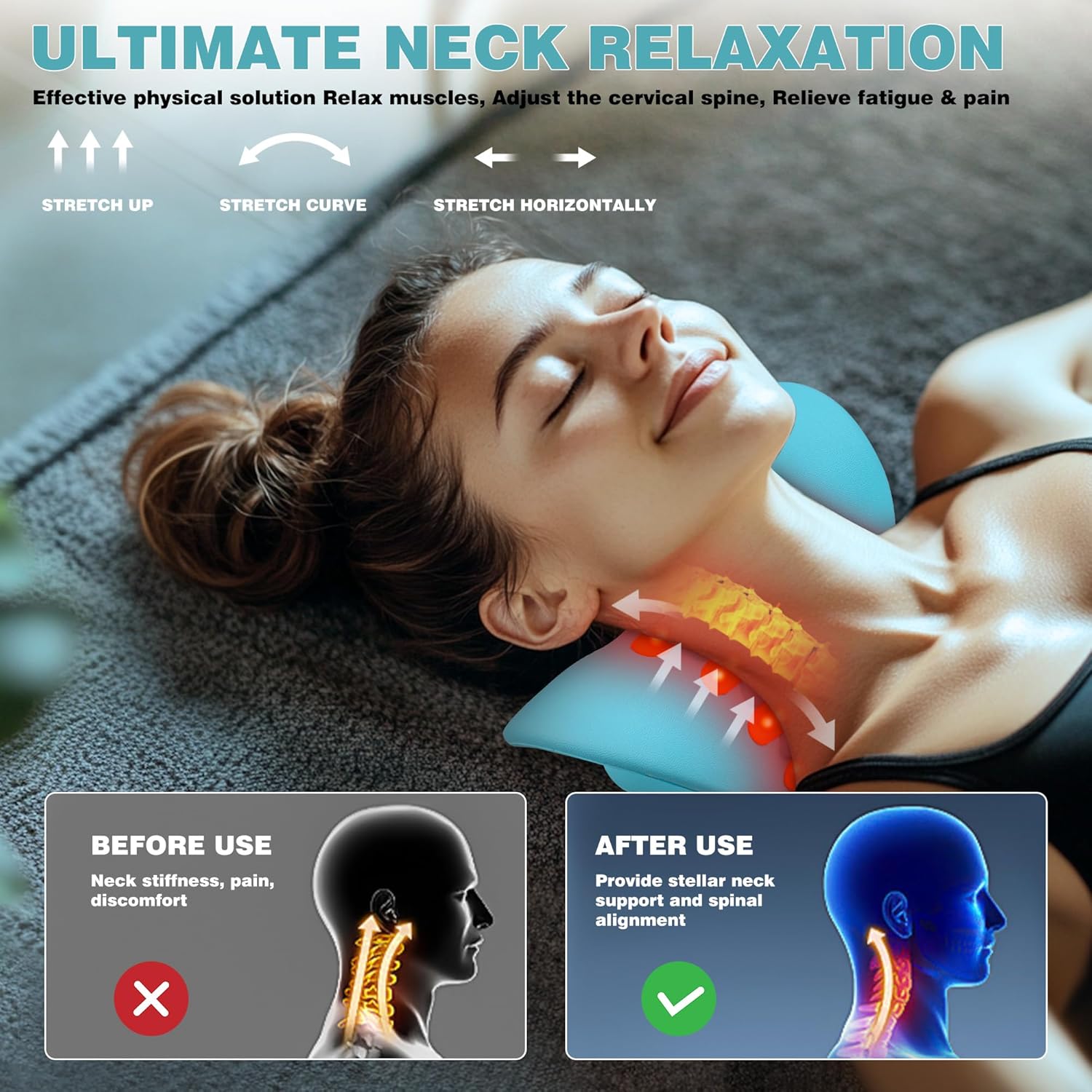 Red Light Neck and Shoulder Relaxer with Heat